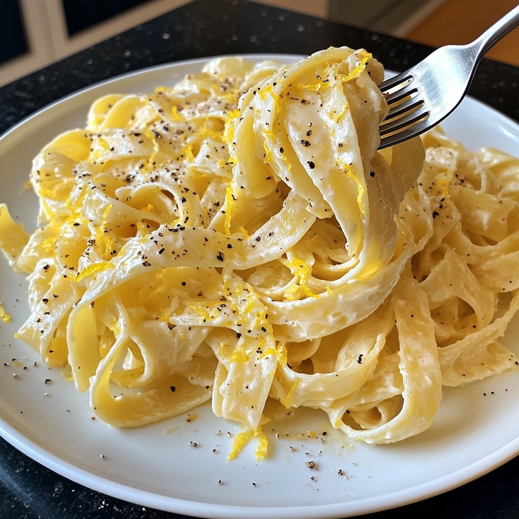 Tagliatelle mit Zitronensauce