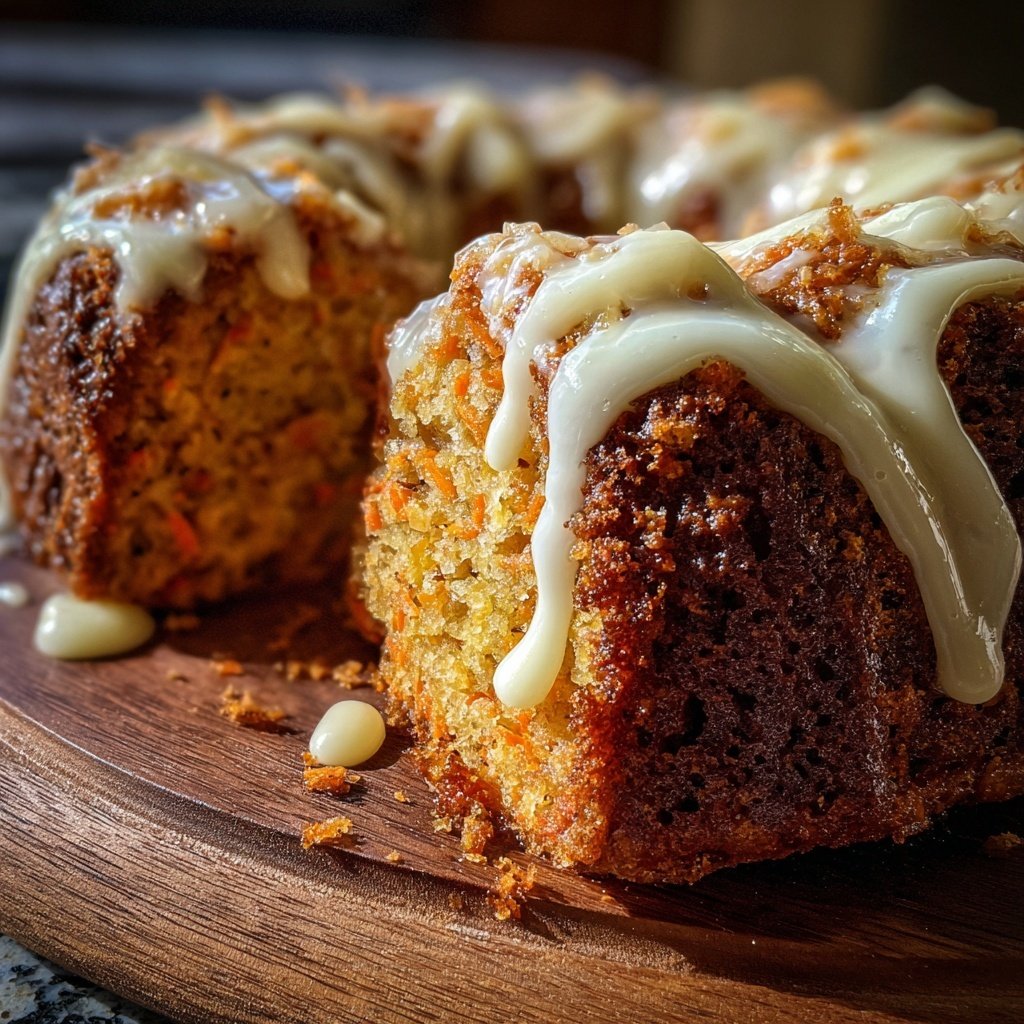 Karottenkuchen Mit Kokosraspeln