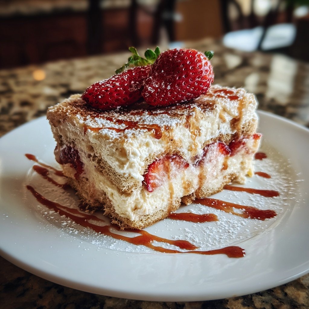 Erdbeer Grieß Dessert Warm