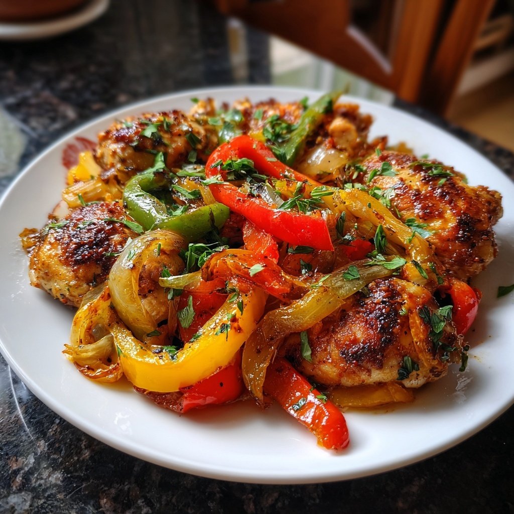 Kalorienarmes Ofengemüse Mit Hähnchen