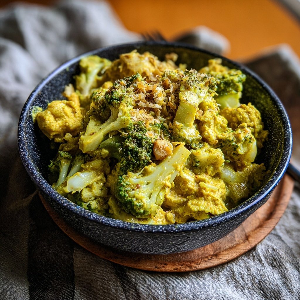Kokoscurry mit Brokkoli