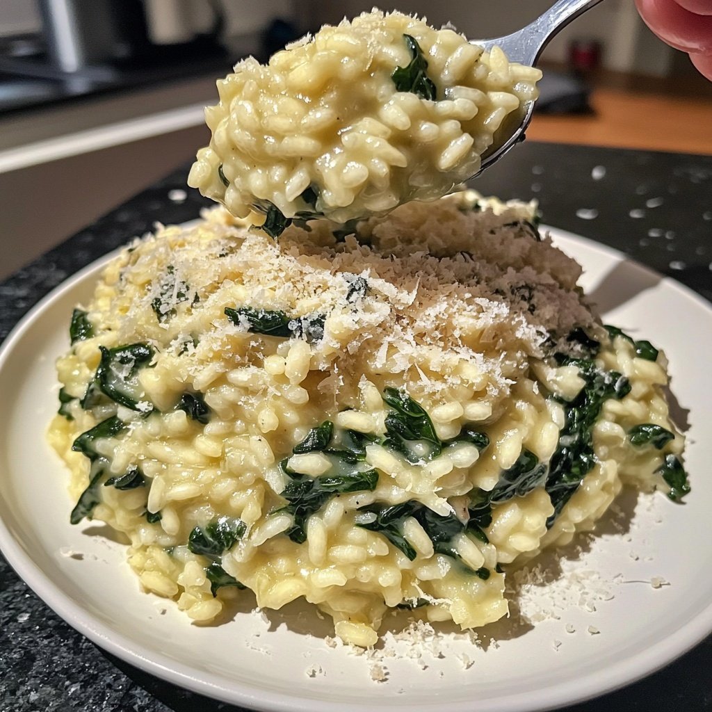 Risotto mit Spinat
