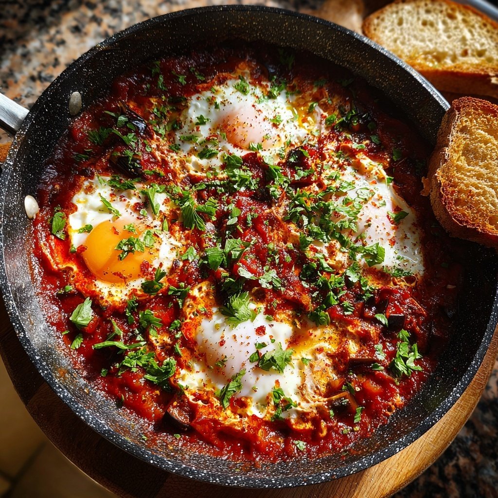 Shakshuka mit Auberginen