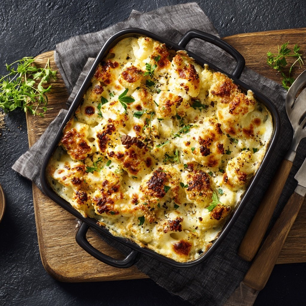 Blumenkohl Gratin Mit Käse