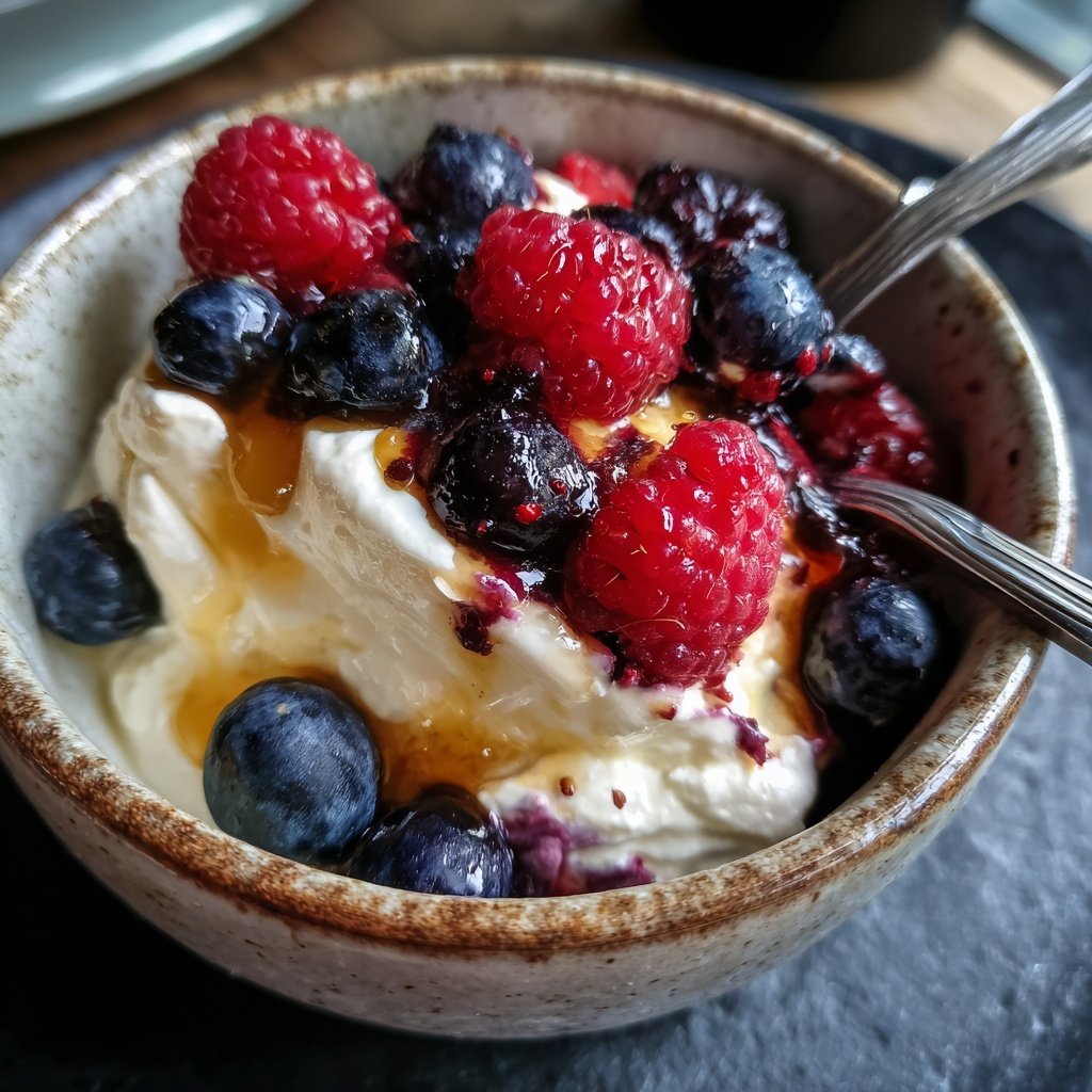 Frühstücksideen mit Beeren und Joghurt