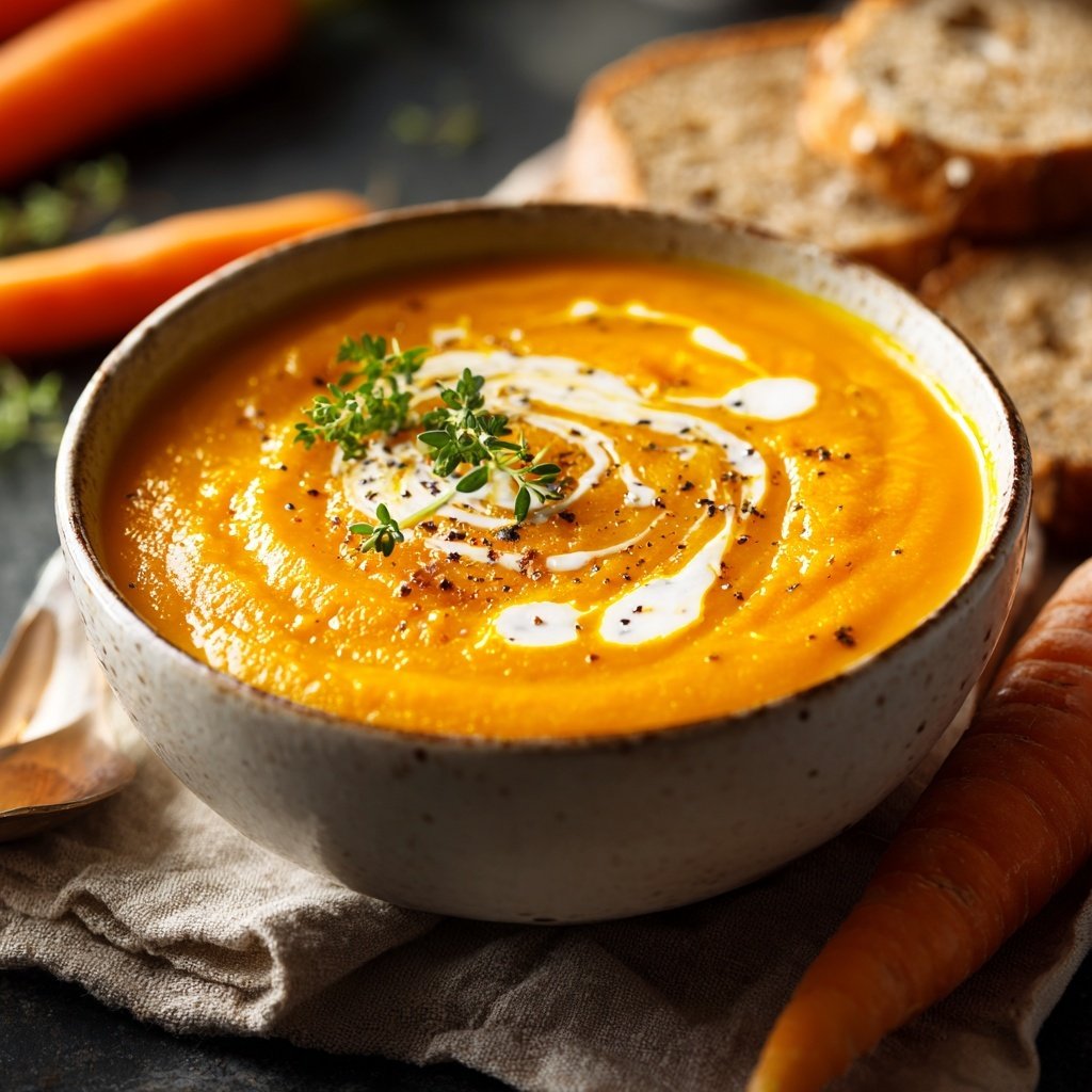 Karotten Ingwer Suppe Cremig