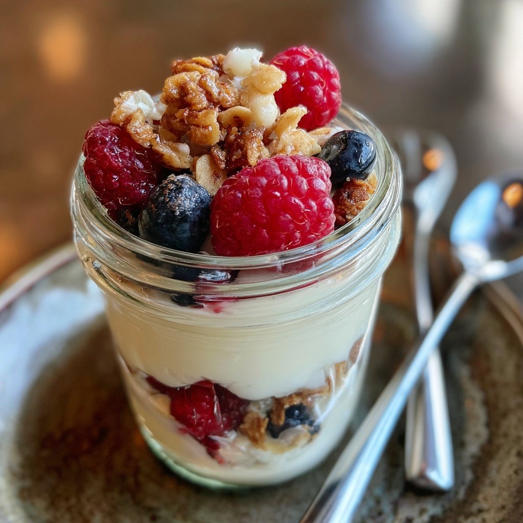 Frühstück zum Mitnehmen im Glas
