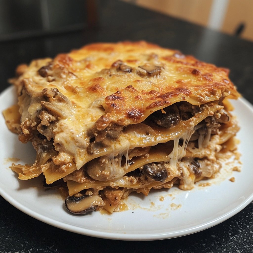 Lasagne mit Pilzen