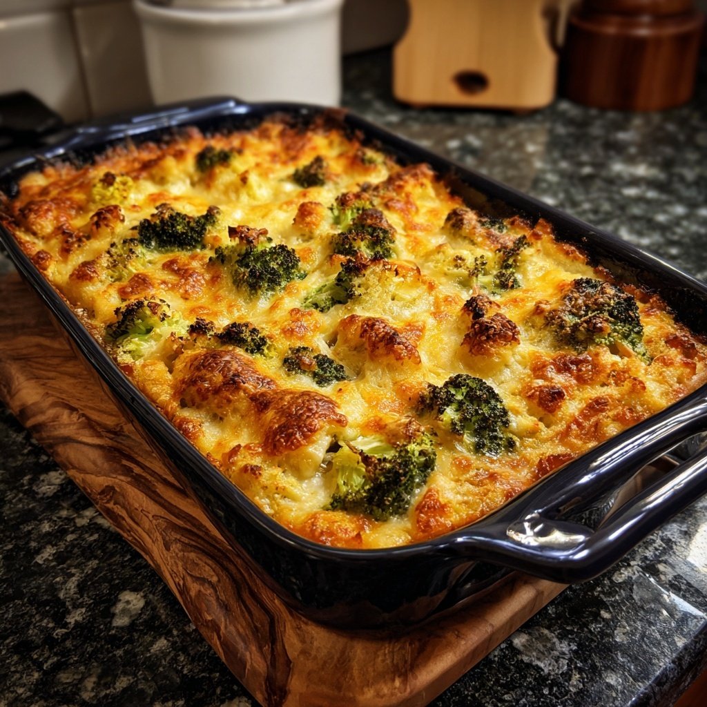 Brokkoli Auflauf Mit Frischkäse