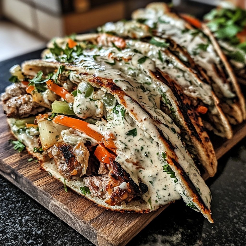 Döner mit Knoblauchsauce