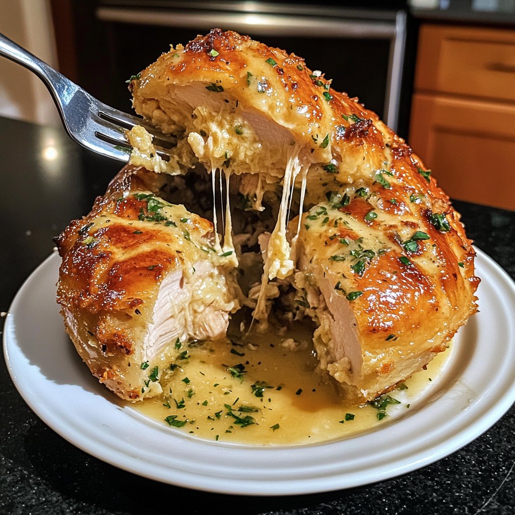 Hähnchenbrust mit Knoblauch