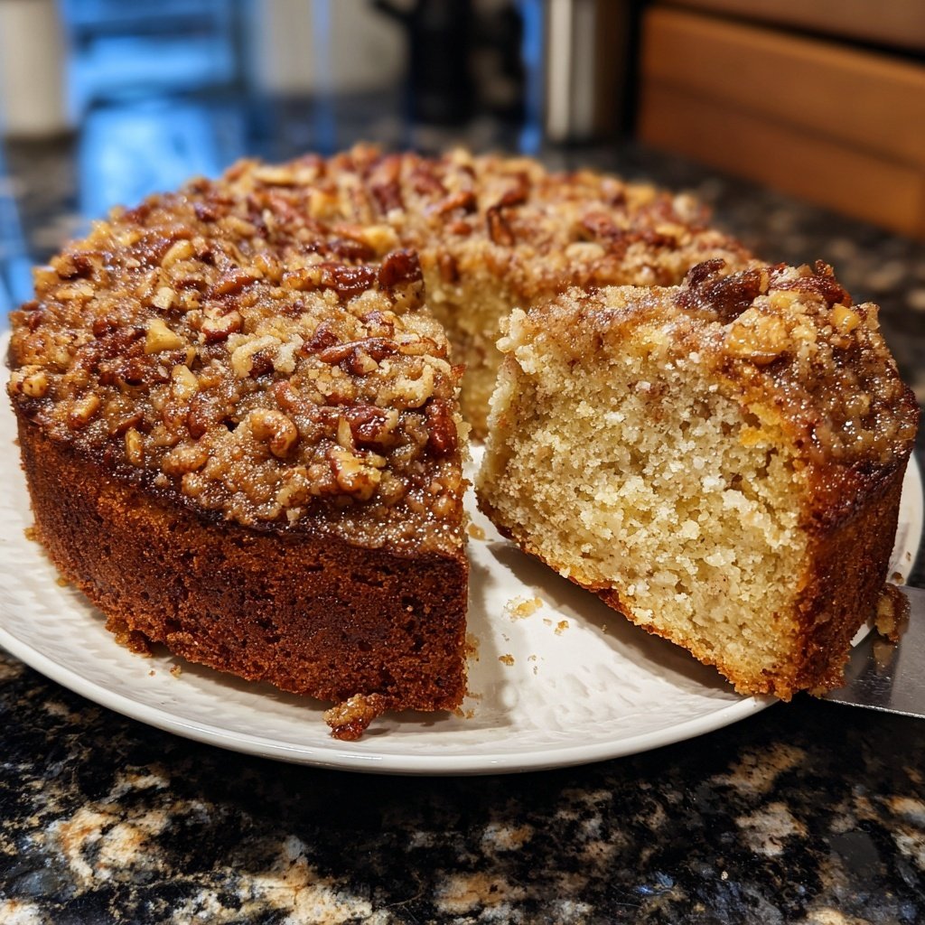 Bananenkuchen mit Nussstreuseln