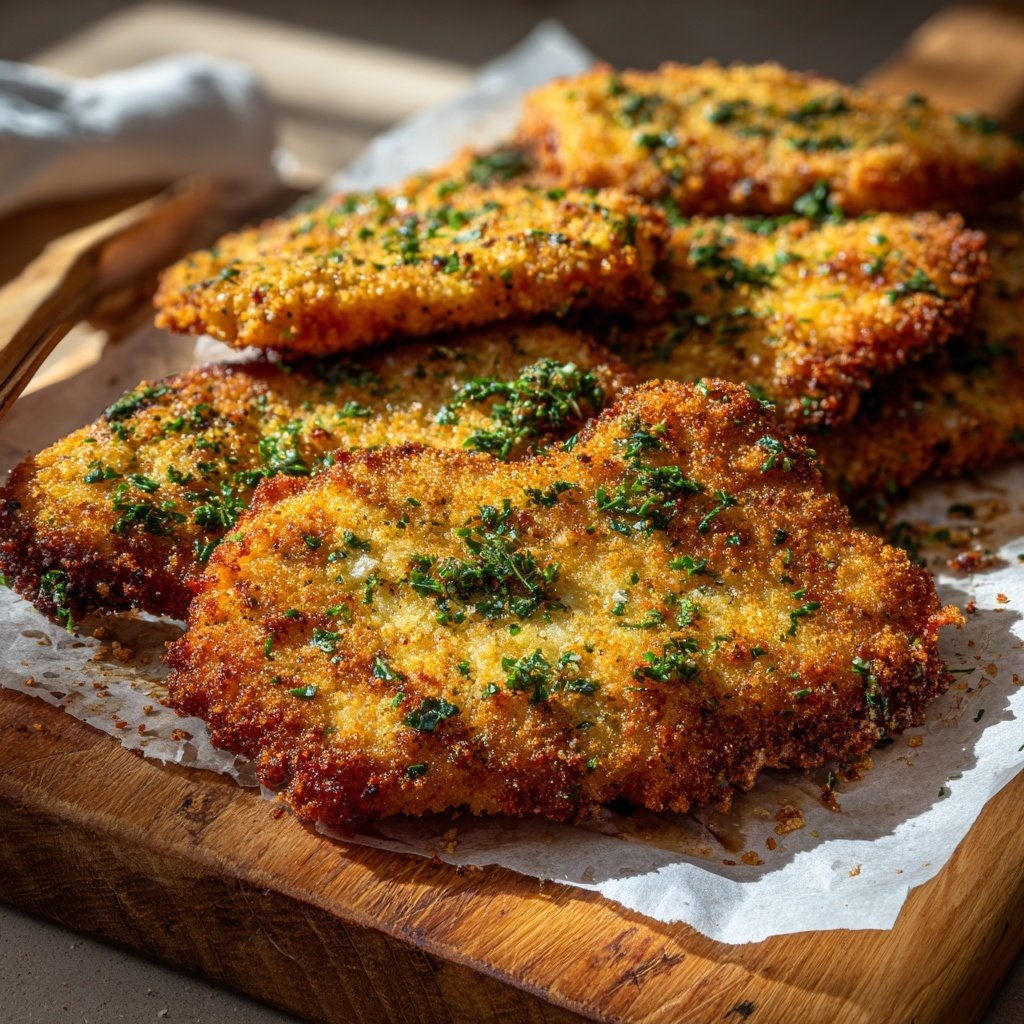 Blumenkohl Schnitzel Mit Kräuter Panade